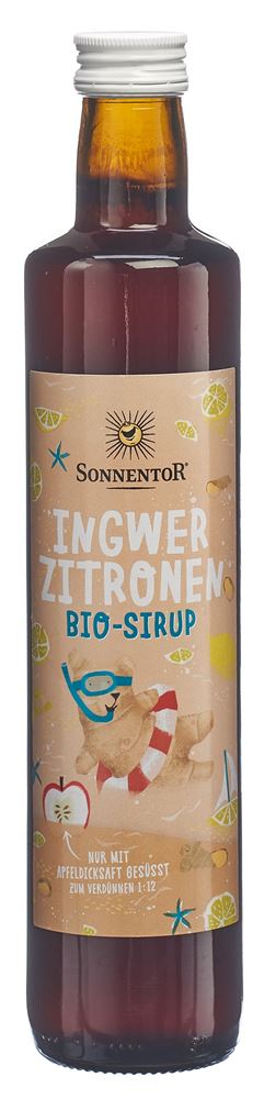 SONNENTOR Ingwer-Zitronen Sirup, Hauptbild