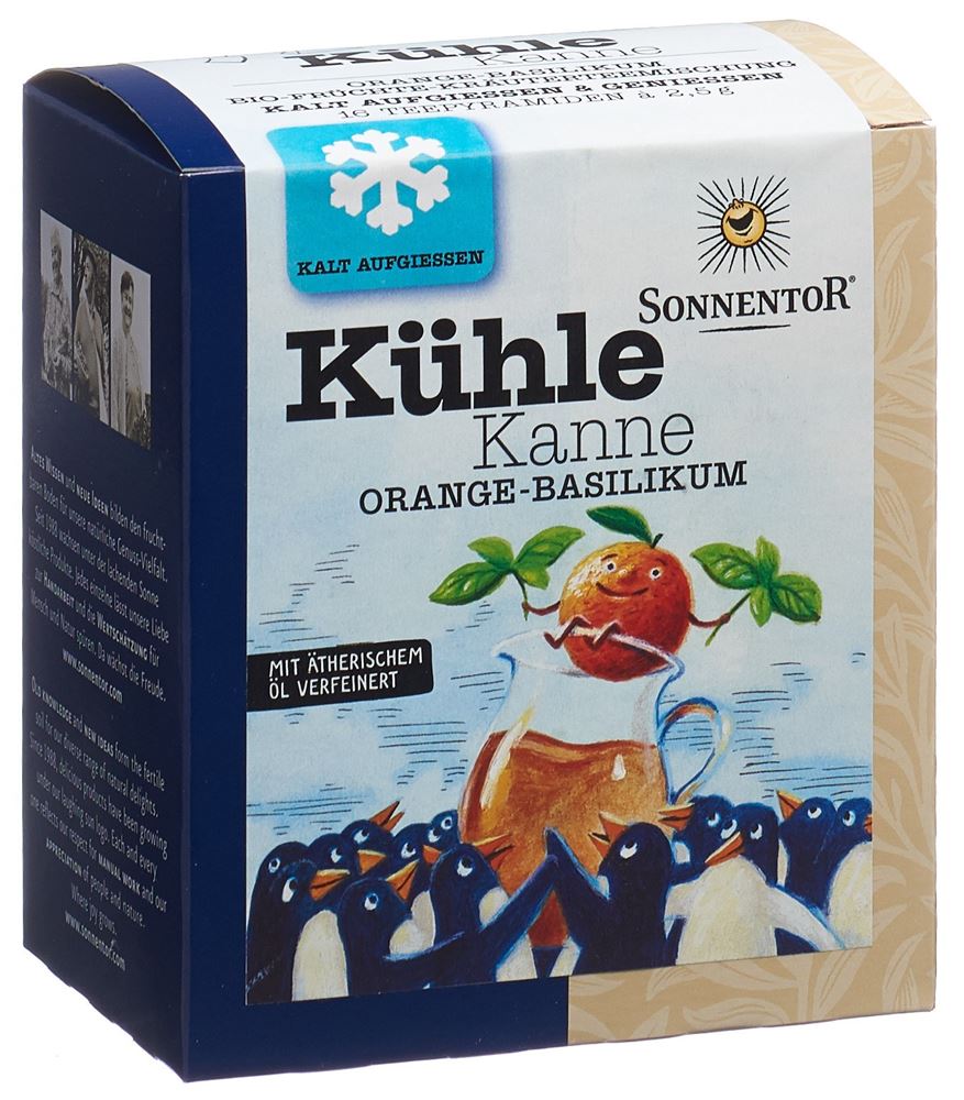 SONNENTOR Kühle Kanne Teepyramiden