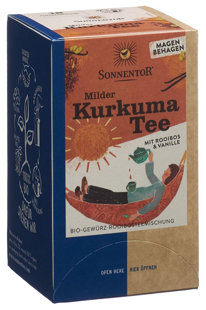 SONNENTOR milder Kurkuma Tee, Hauptbild