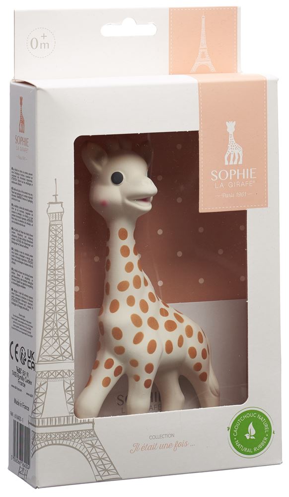 SOPHIE LA GIRAFE dans sa boîte cadeau, image principale