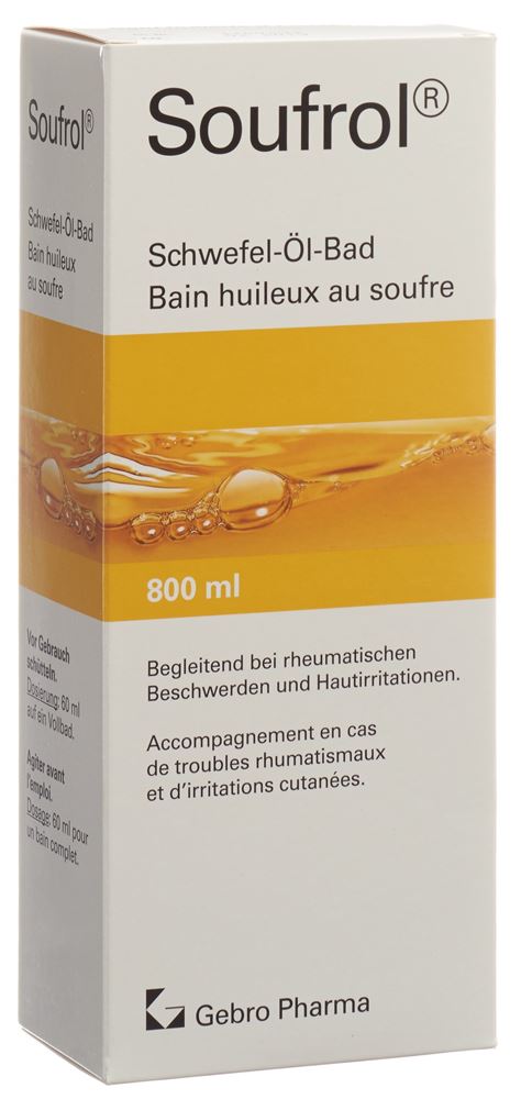 SOUFROL Schwefel-Öl-Bad