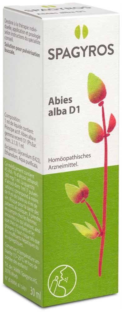 Spagyros Abies alba 1 D, Hauptbild