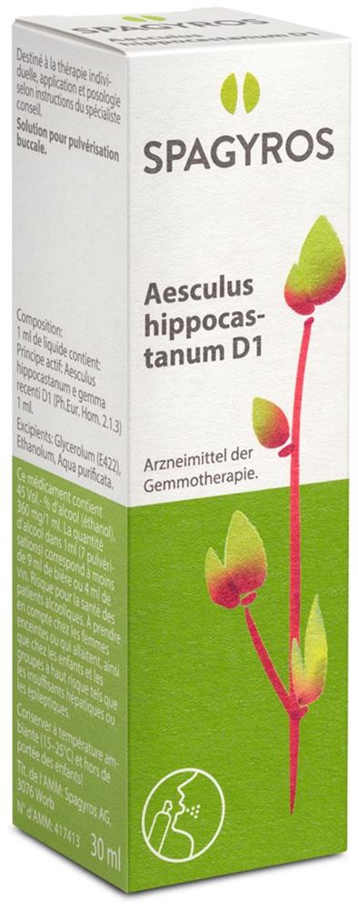 Spagyros Aesculus hippocastanum 1 D