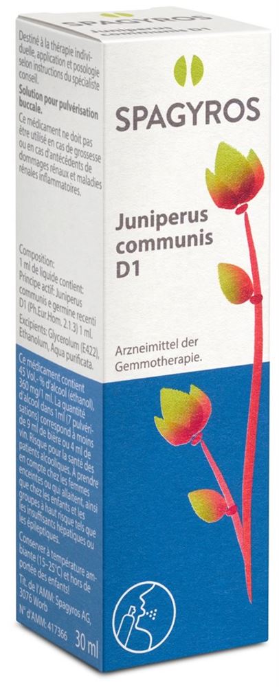 Spagyros Juniperus communis 1 D, Hauptbild