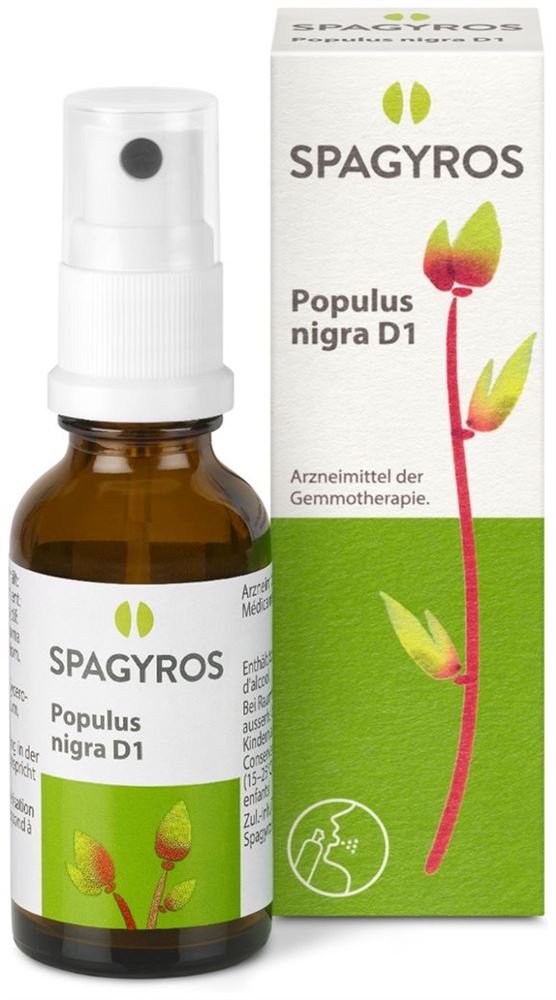 Spagyros populus nigra 1 D, image 2 sur 2