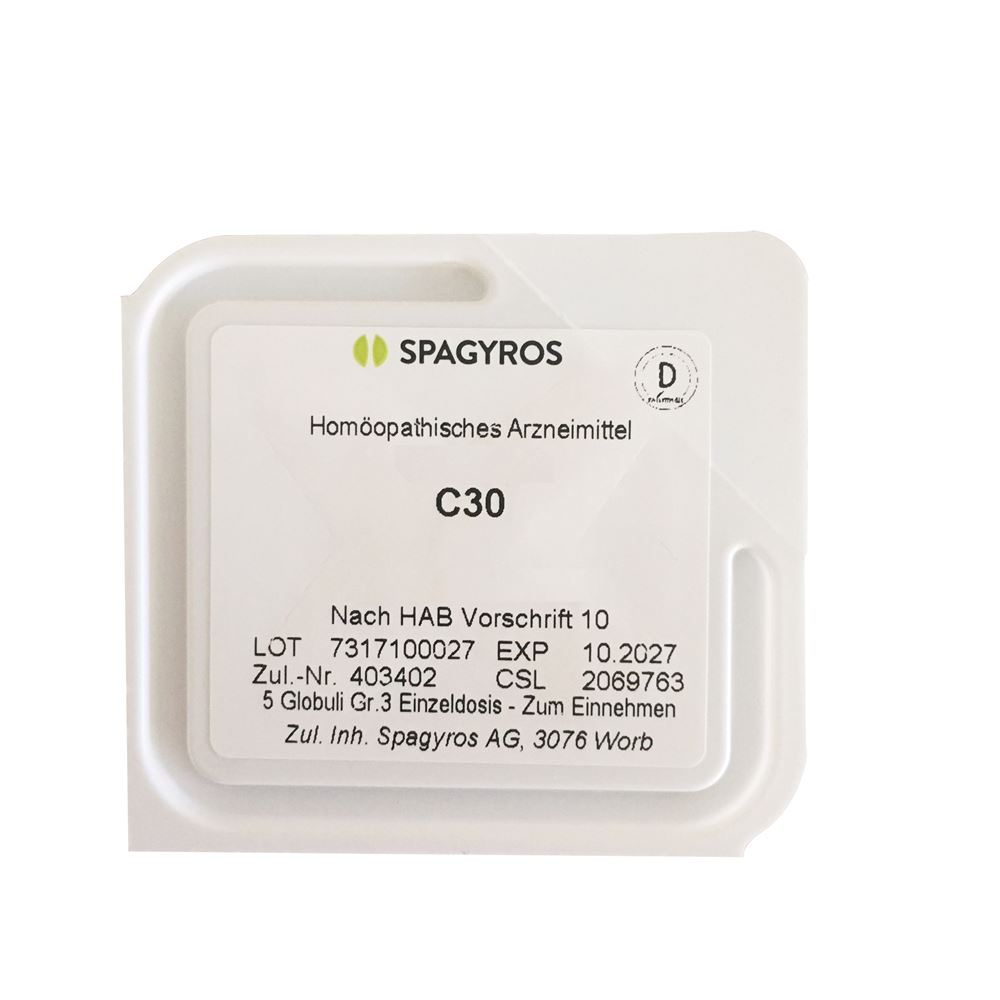 Spagyros Zincum metallicum 30 C, Hauptbild