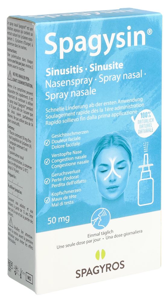 SPAGYSIN spray nasal sinusite 50 mg