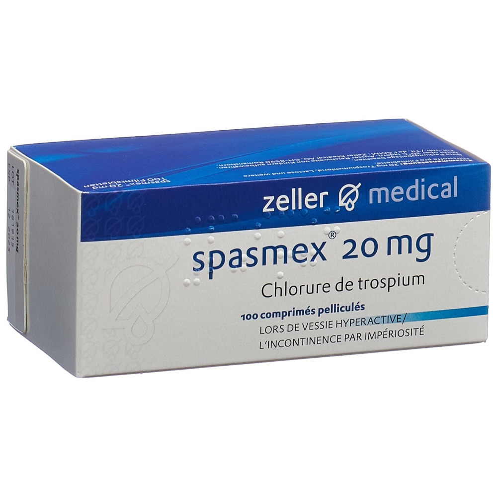 Spasmex Filmtabl 20 mg Blist 100 Stk, Bild 2 von 2