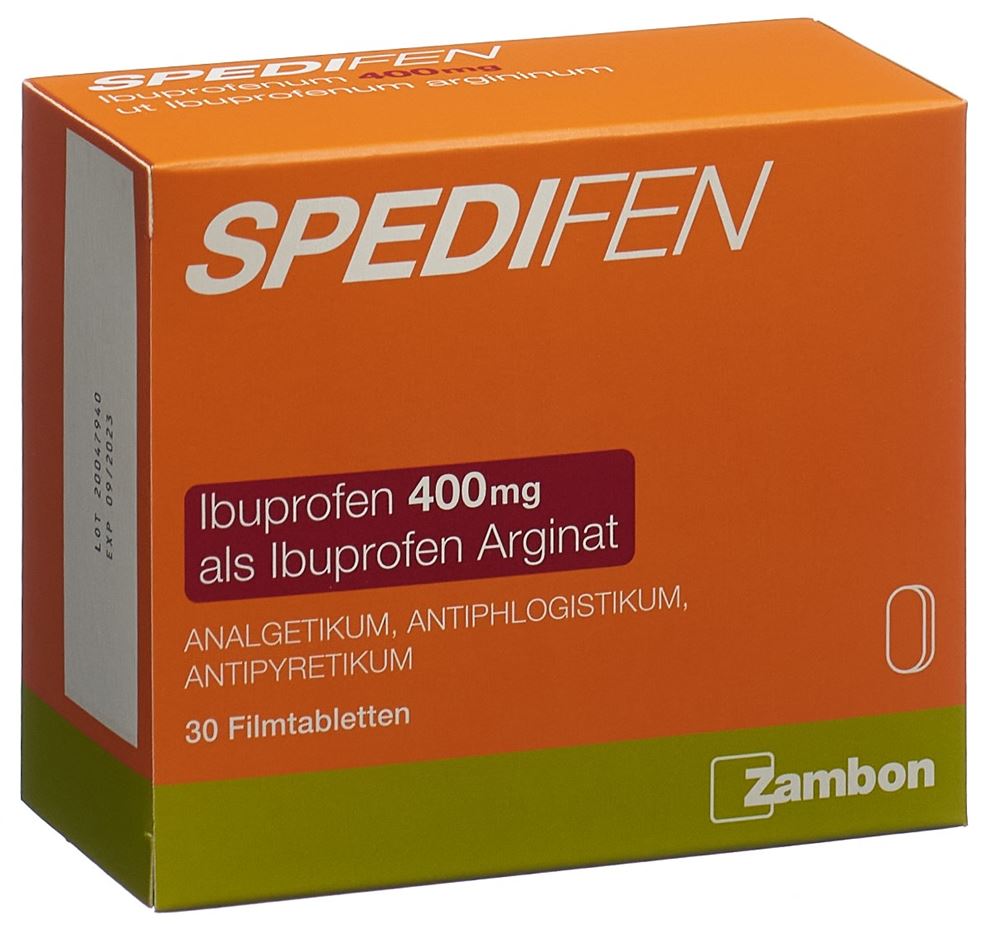 SPEDIFEN Filmtabl 400 mg Blist 30 Stk, Hauptbild