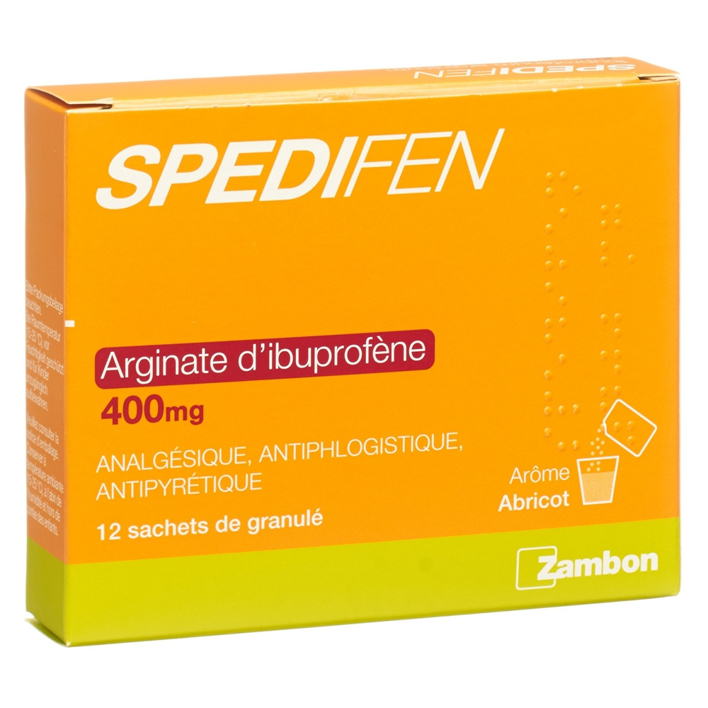 SPEDIFEN gran 400 mg sach 12 pce, image 2 sur 2