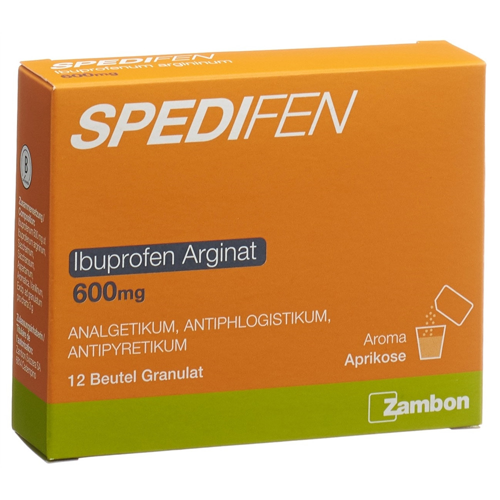 SPEDIFEN Gran 600 mg Btl 12 Stk, Bild 2 von 4