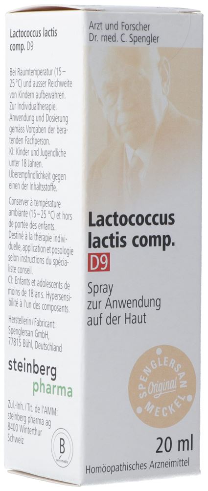Spenglersan Lactococcus lactis comp. 9 D, image principale
