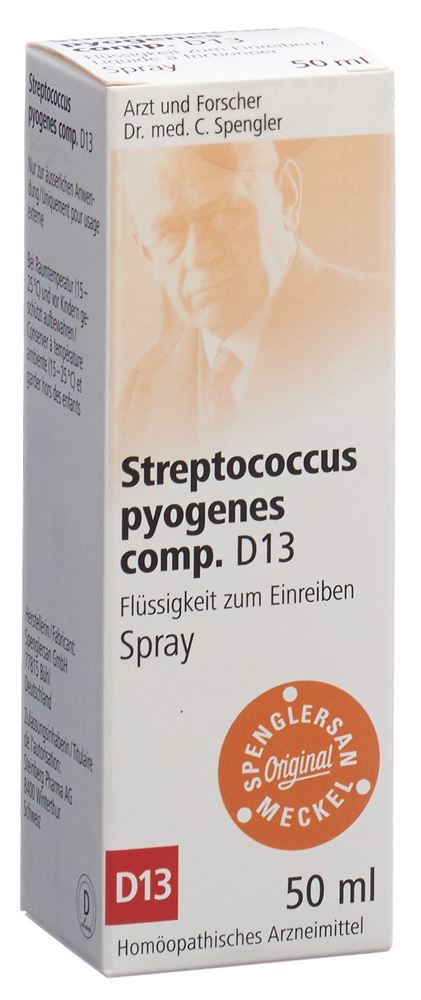 Spenglersan Streptococcus pyogenes comp. 13 D, image principale