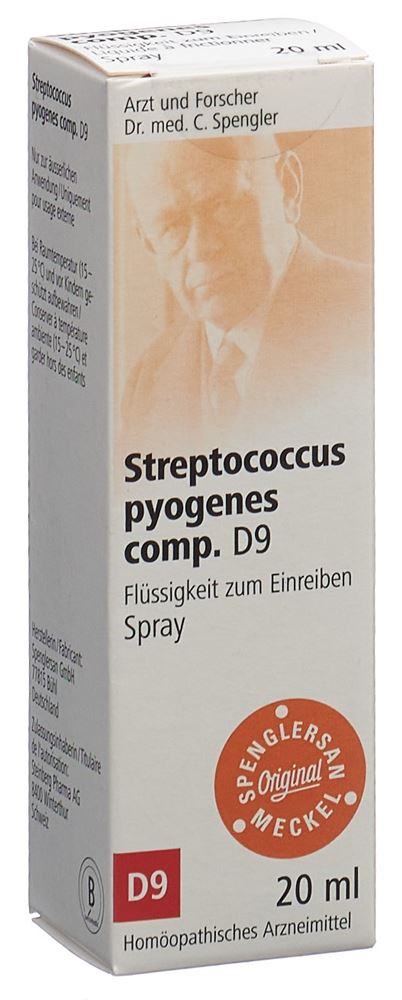 Spenglersan Streptococcus pyogenes comp. 9 D, Hauptbild