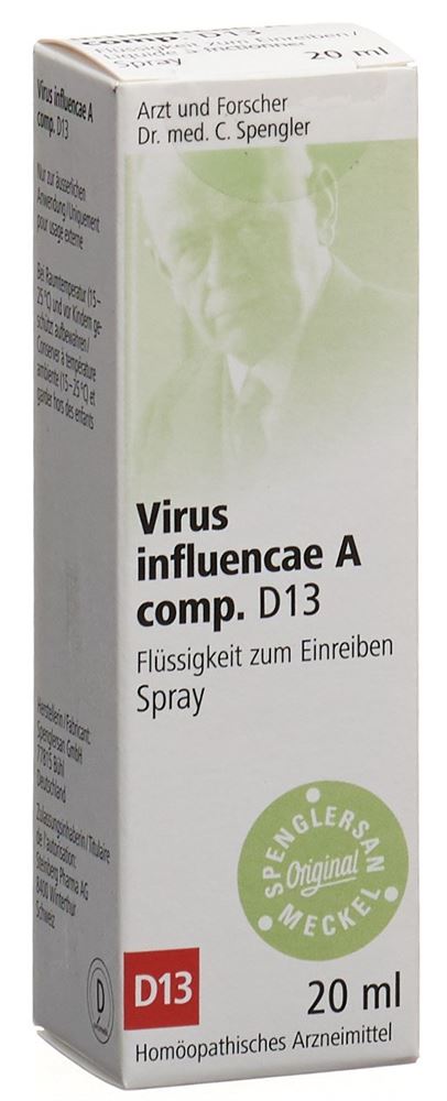 Spenglersan Virus influencae A comp. 13 D, Hauptbild