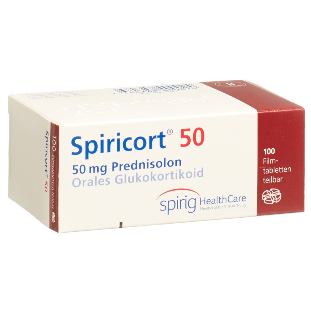 SPIRICORT cpr pell 50 mg blist 100 pce, image principale