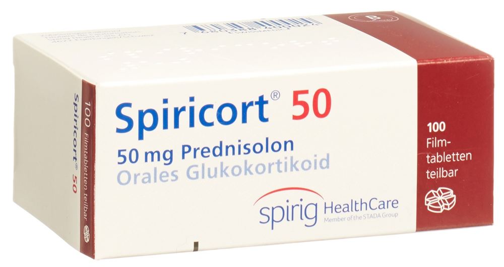 SPIRICORT Filmtabl 50 mg Blist 100 Stk, Hauptbild
