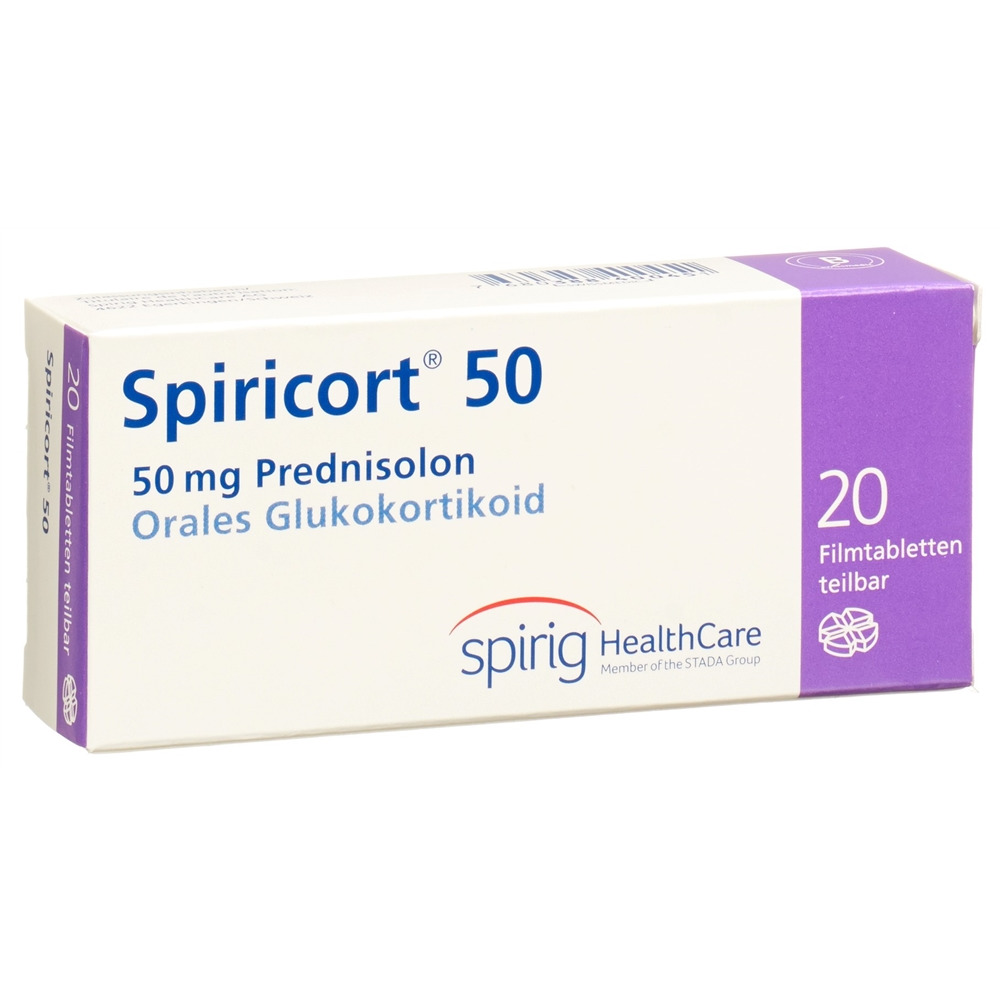 SPIRICORT Filmtabl 50 mg Blist 20 Stk, Hauptbild