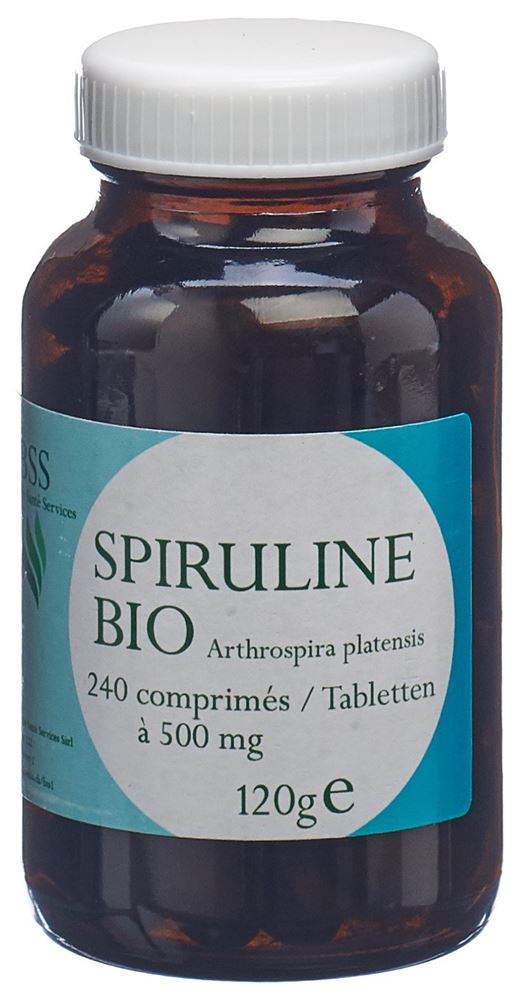 Spiruline comprimés 500 mg, image principale
