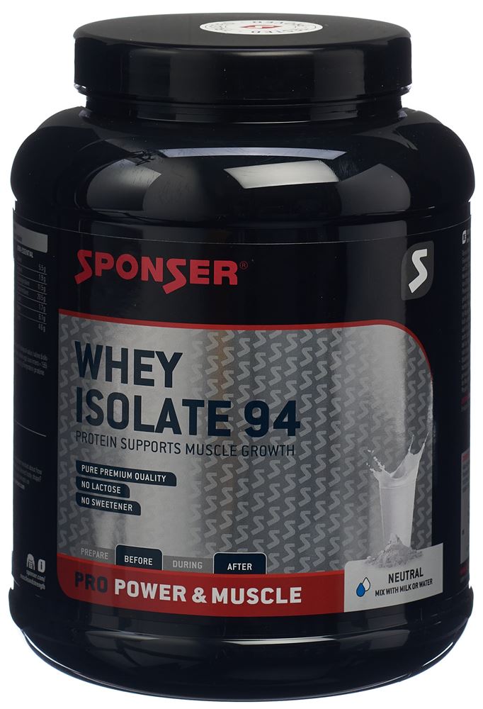 SPONSER Whey Isolate 94, Hauptbild