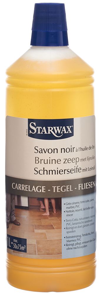 Starwax Savon noir à l'huile de lin, image principale