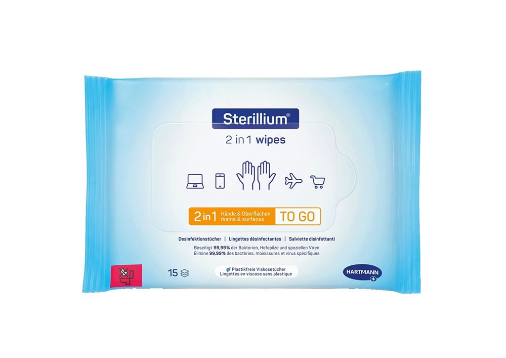 STERILLIUM 2en1 wipes