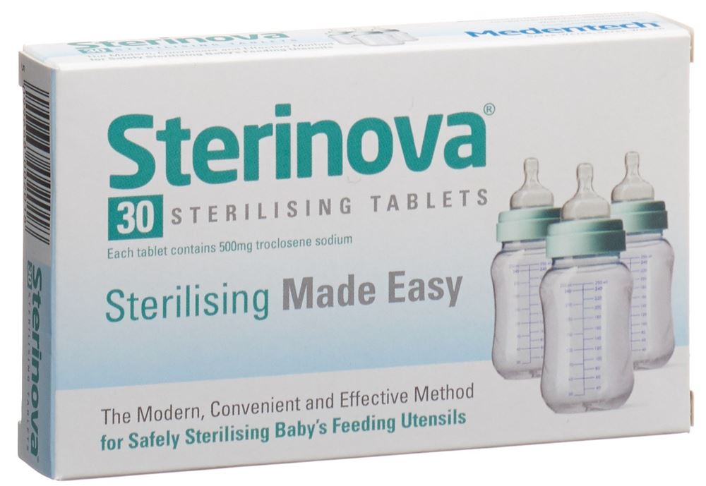 STERINOVA désinfectant pour les surfaces en contact avec les denrées alimentaires et les aliments pour animaux 500 mg