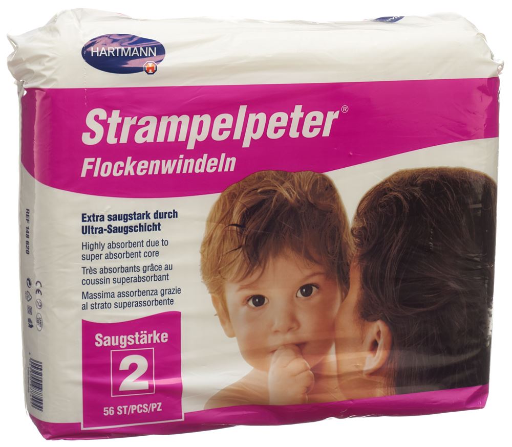 STRAMPELPETER Flockenwindeln, Hauptbild STRAMPELPETER Flockenwindeln, Hauptbild