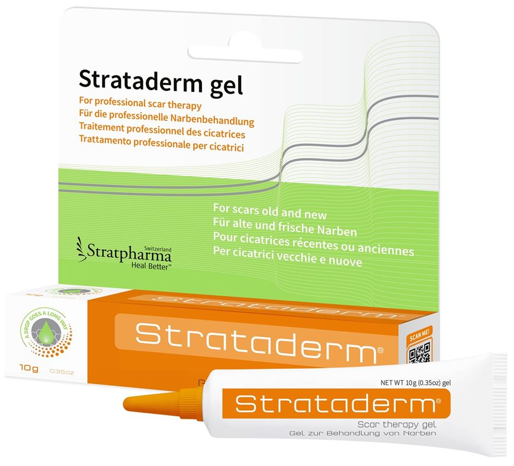 STRATADERM gel de silicone pour le traitement des cicatrices nouvelles et anciennes