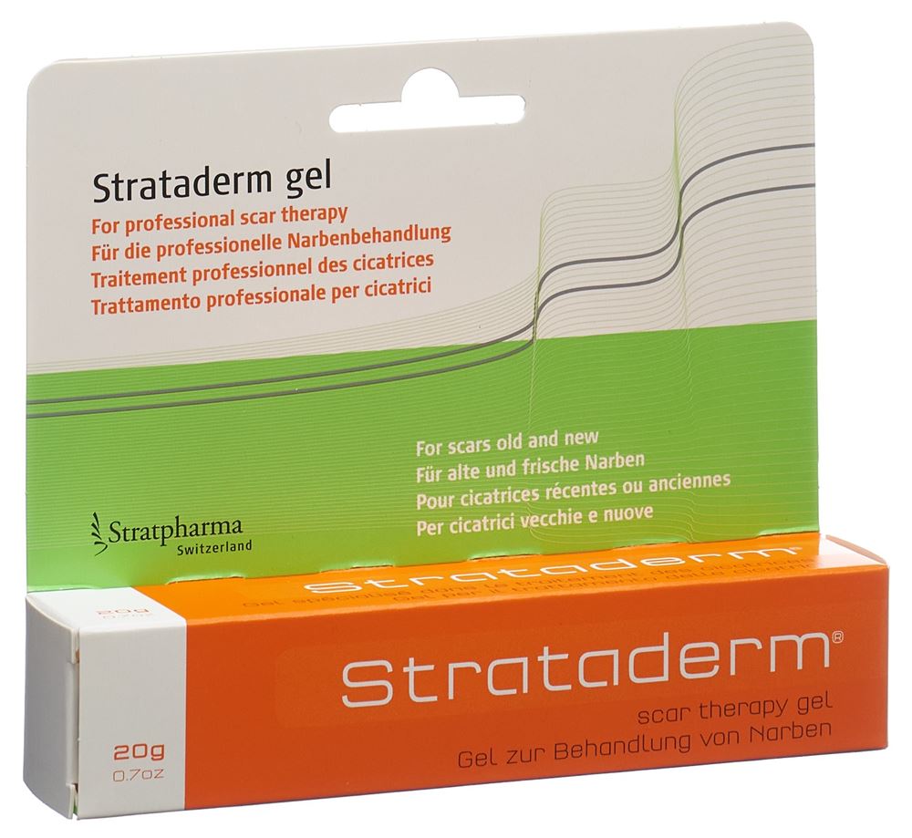 STRATADERM gel de silicone pour le traitement des cicatrices nouvelles et anciennes