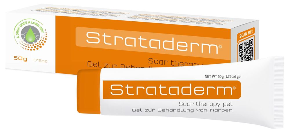 STRATADERM gel de silicone pour le traitement des cicatrices nouvelles et anciennes