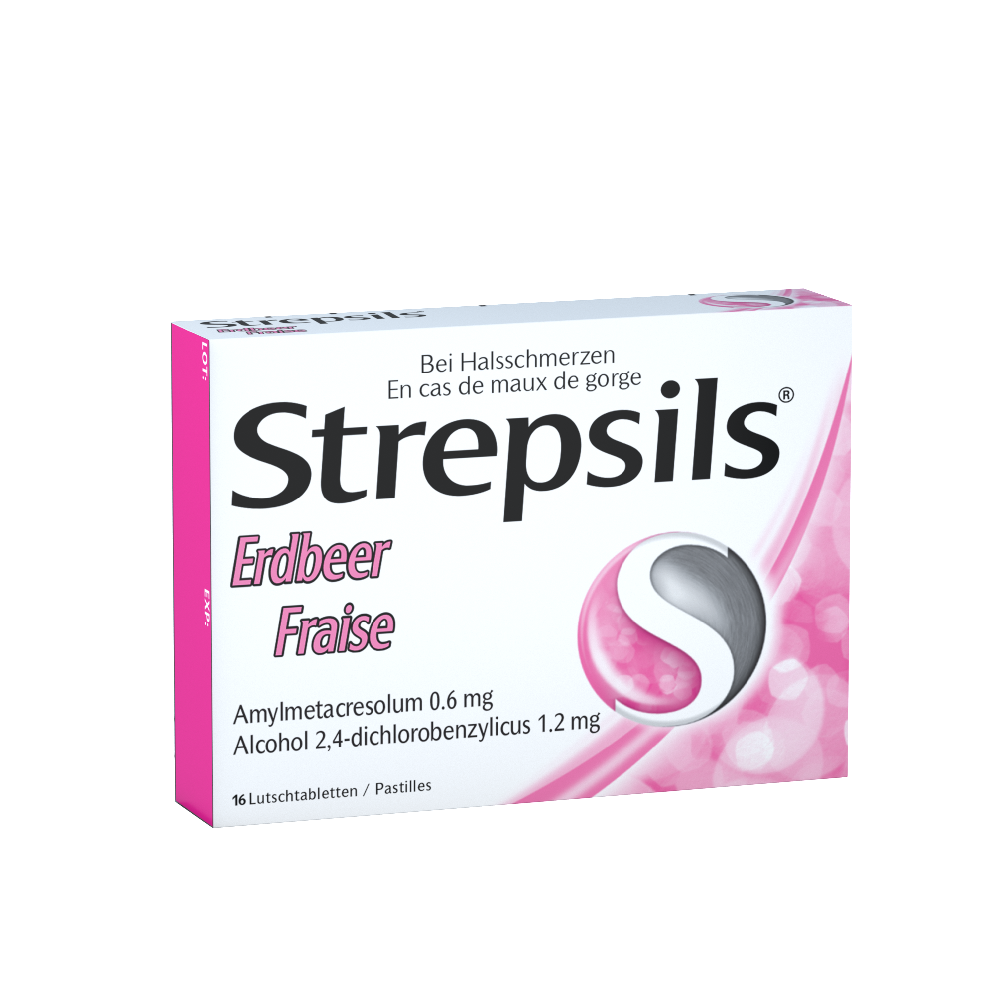 Strepsils cpr sucer fraise blist 16 pce, image 2 sur 2