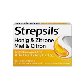 Strepsils cpr sucer miel & citron blist 24 pce