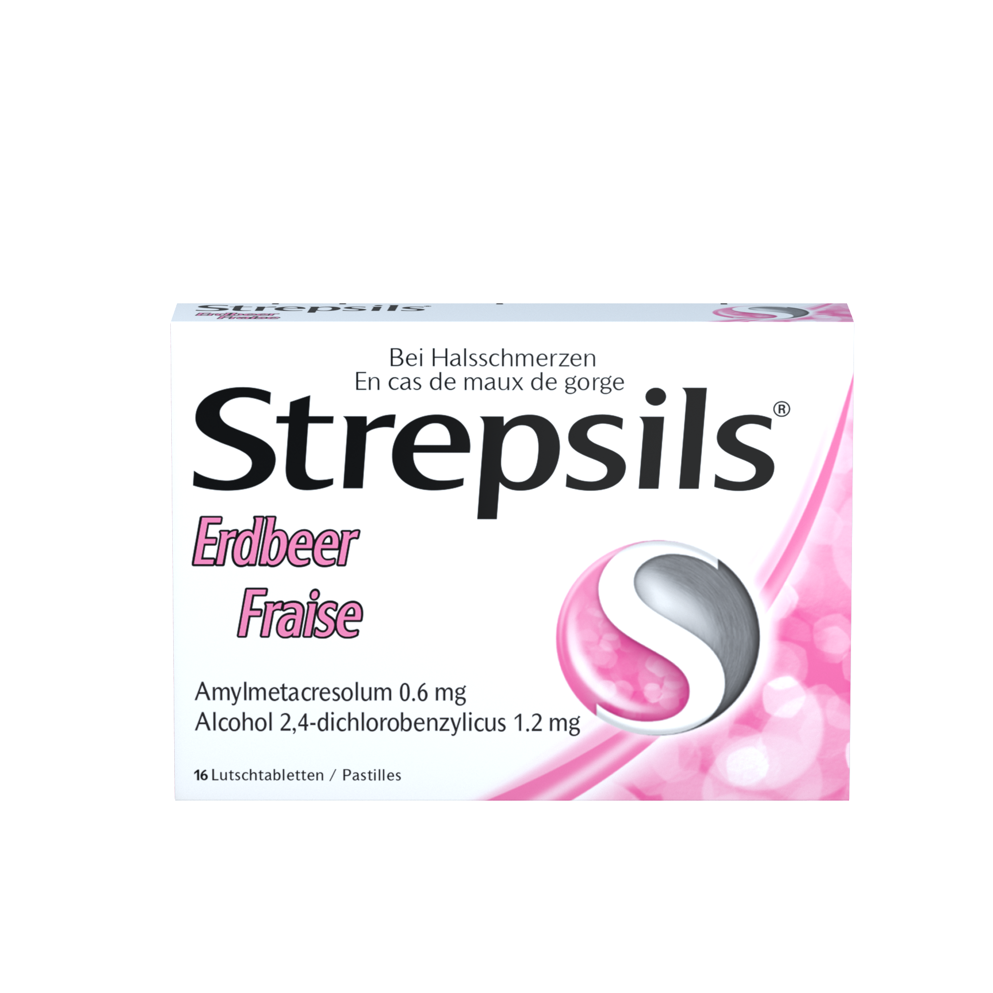 Strepsils Lutschtabl Erdbeer Blist 16 Stk