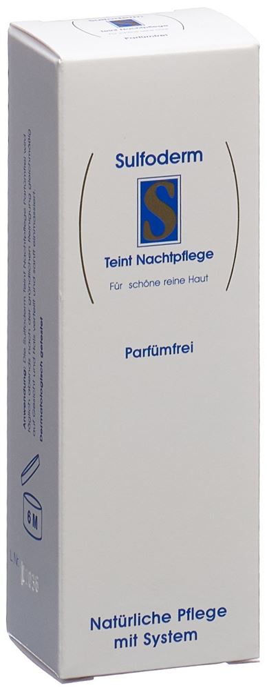 Sulfoderm S teint crème nuit, image principale