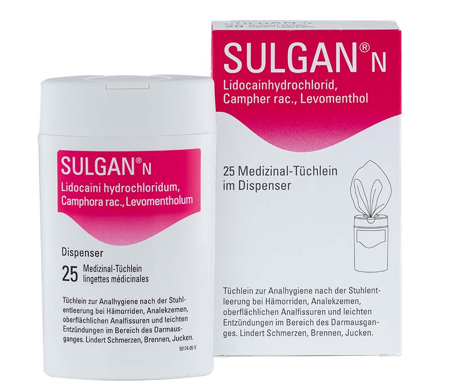 SULGAN lingettes médicinales