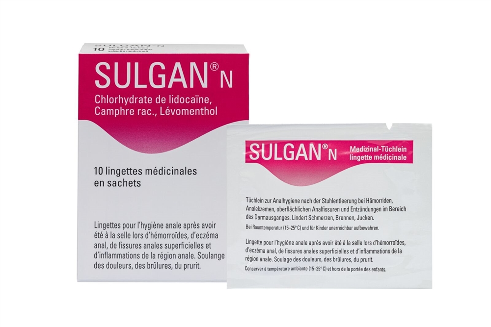 SULGAN lingettes médicinales, image 3 sur 4