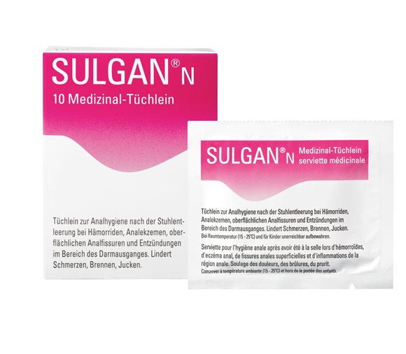 SULGAN lingettes médicinales