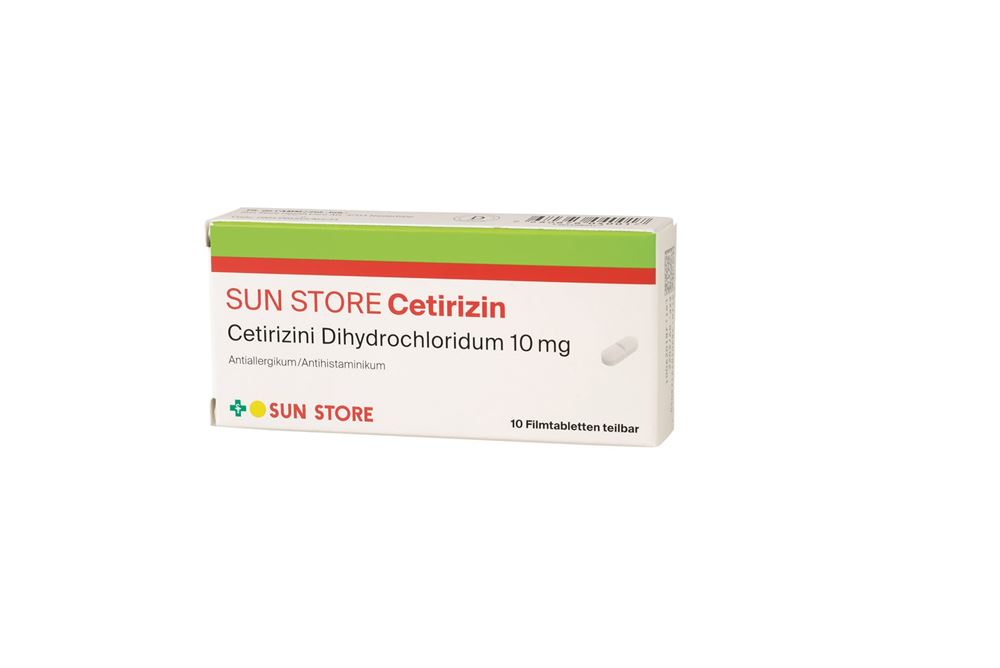 Sun Store Cétirizine 10 mg