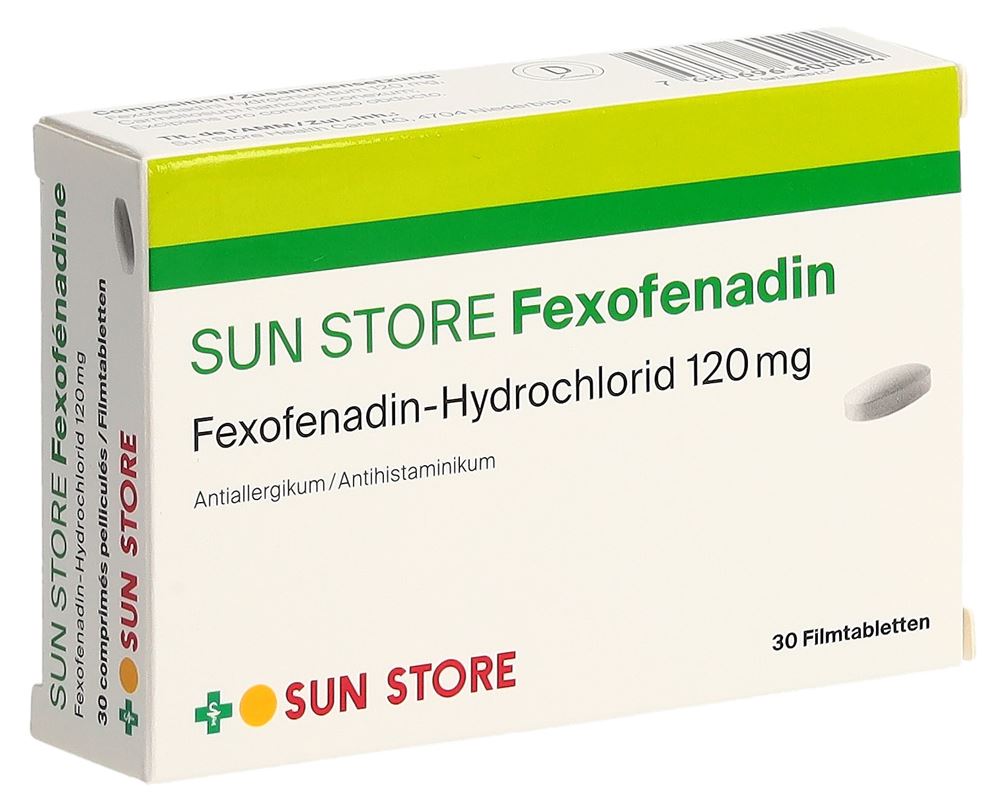 Sun Store Fexofenadin 120 mg