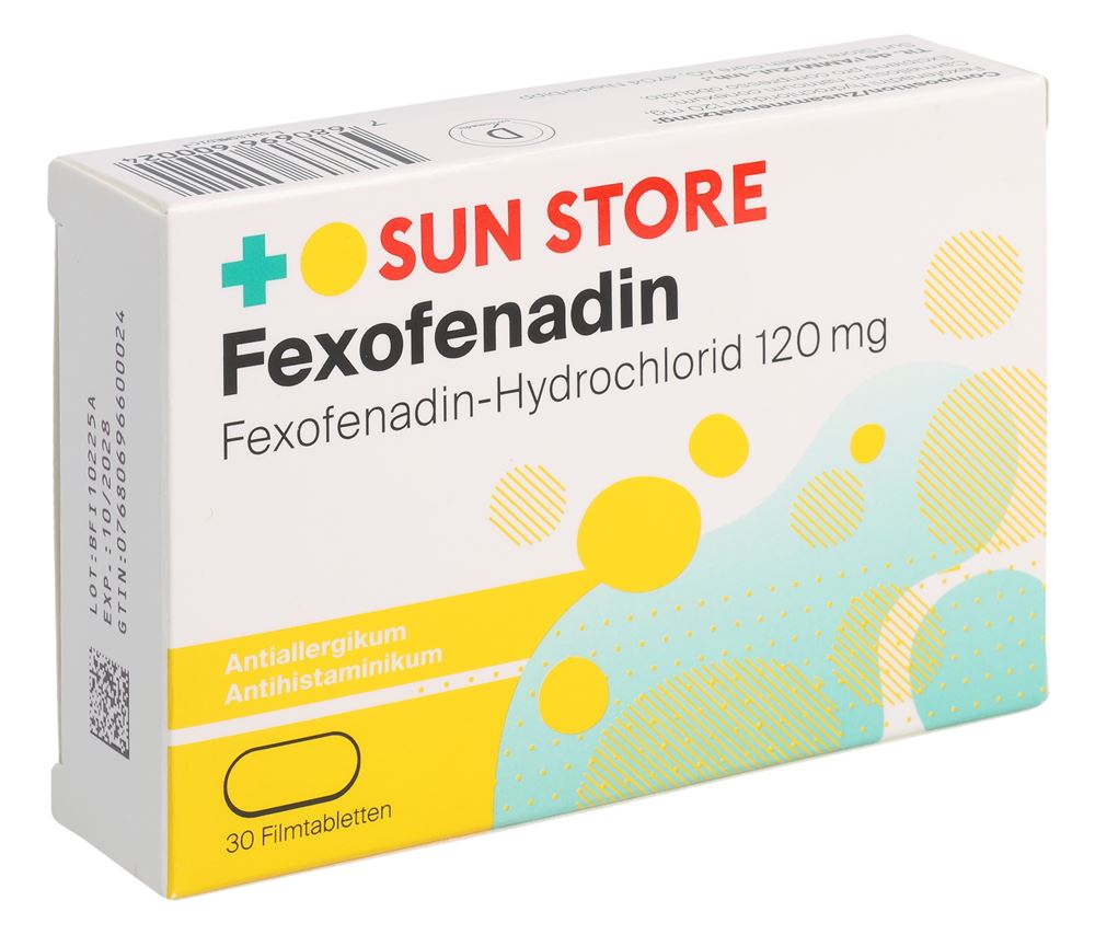 Sun Store Fexofénadine 120 mg