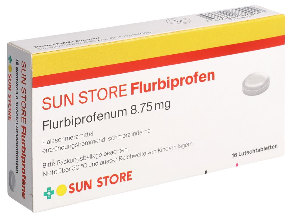 Sun Store Flurbiprofène 8.75 mg