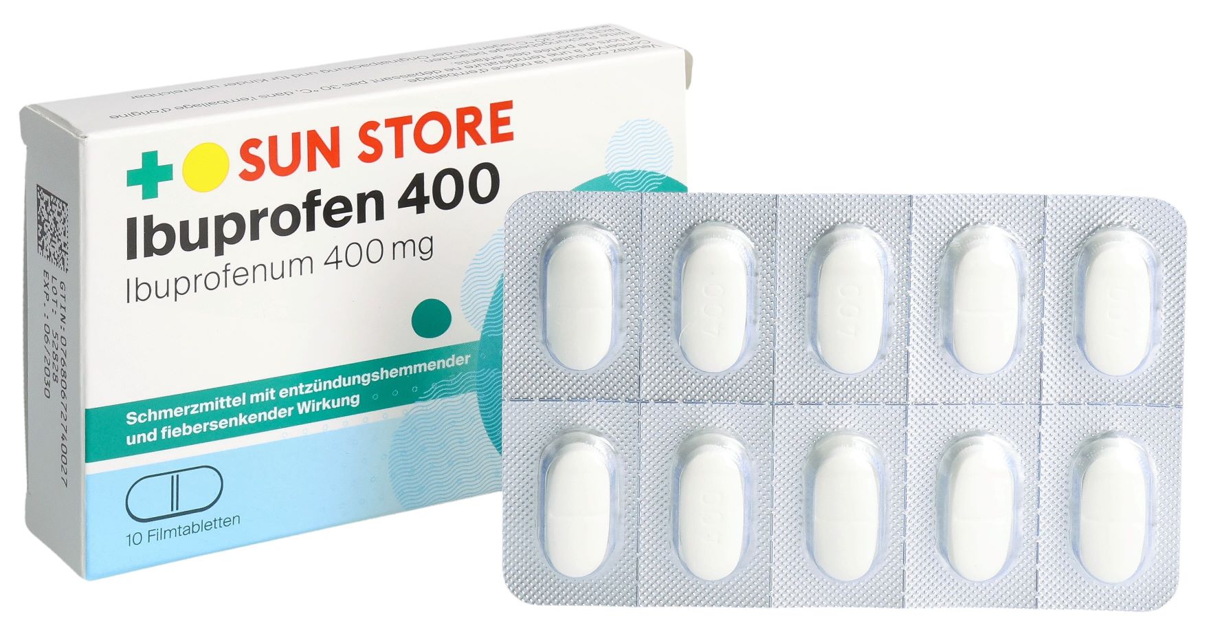 Sun Store Ibuprofène 400 mg, image 2 sur 4