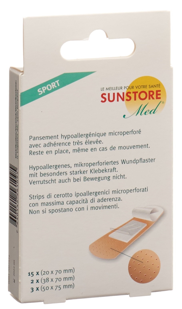 Sun Store pansements pour le sport, image 2 sur 2