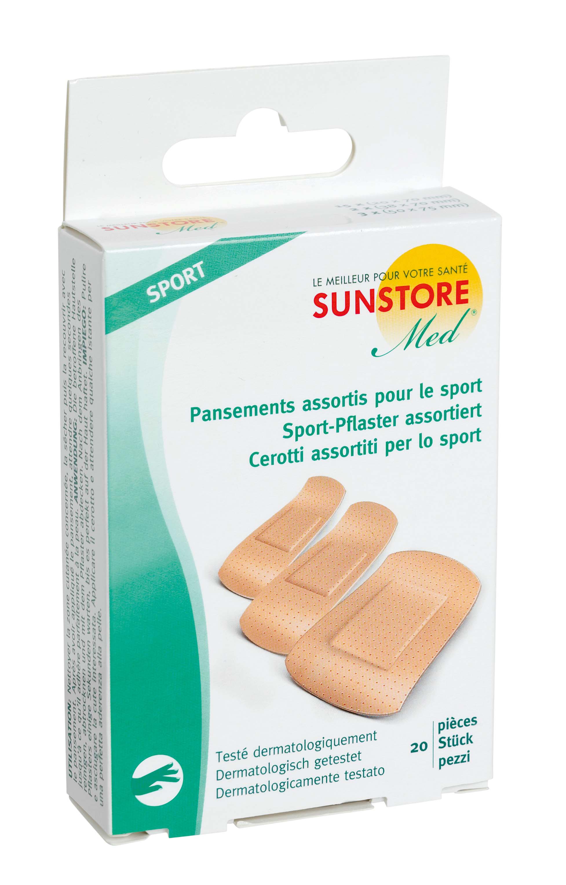 Sun Store pansements pour le sport, image principale