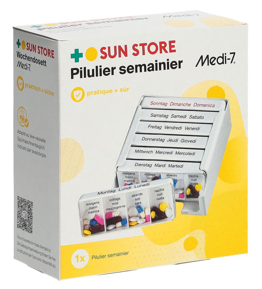 Sun Store Medi-7 pilulier semainier