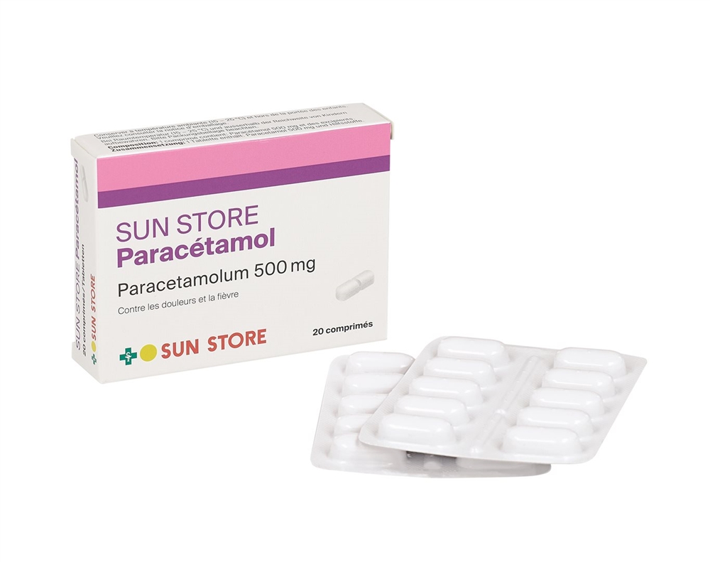 Sun Store Paracétamol 500 mg, image 3 sur 4