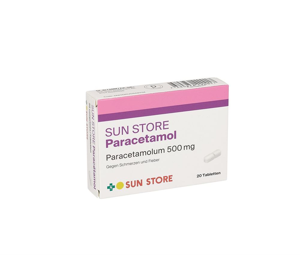 Sun Store Paracétamol 500 mg