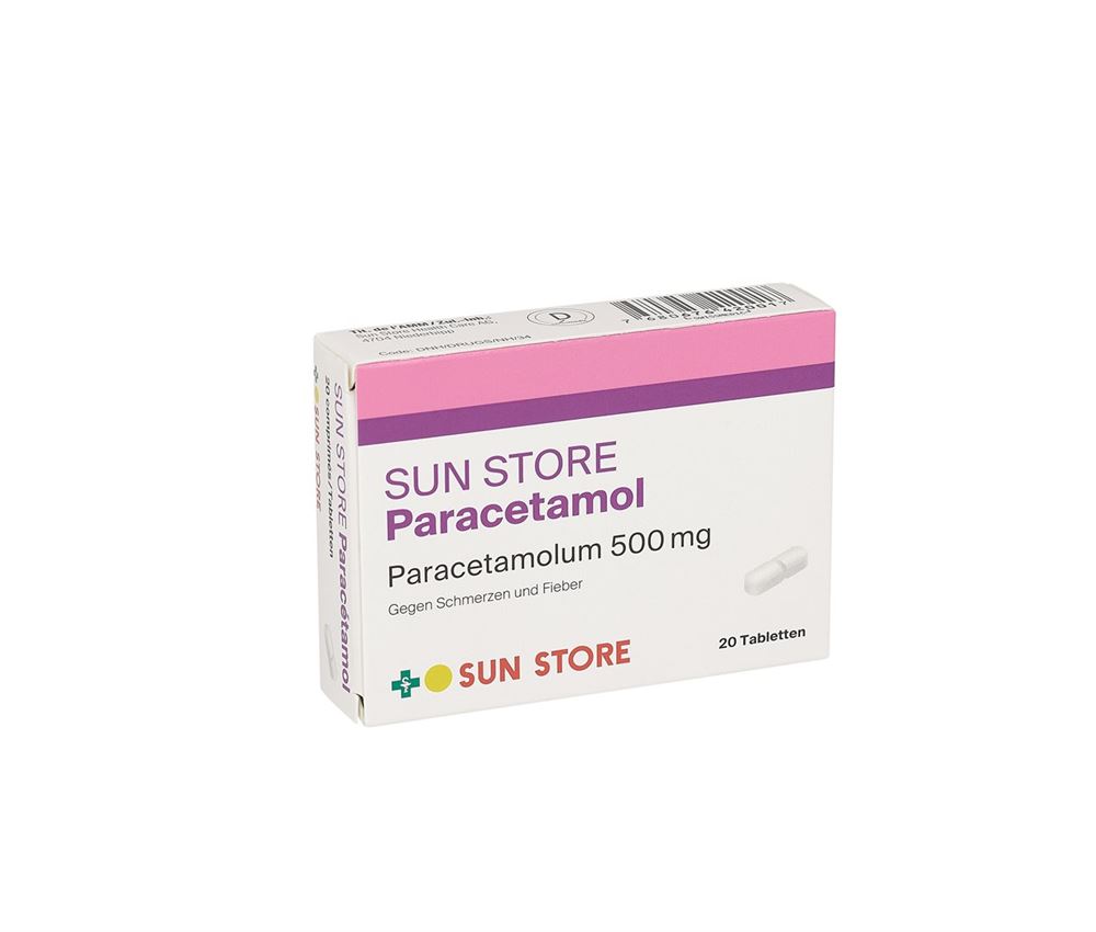 Sun Store Paracetamol 500 mg, Hauptbild