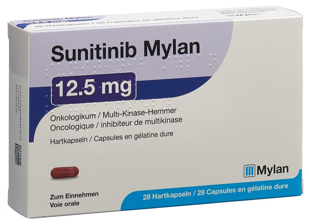 Sunitinib Mylan Mylan 12.5 mg, Hauptbild